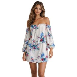 Women's off shoulder floral dress